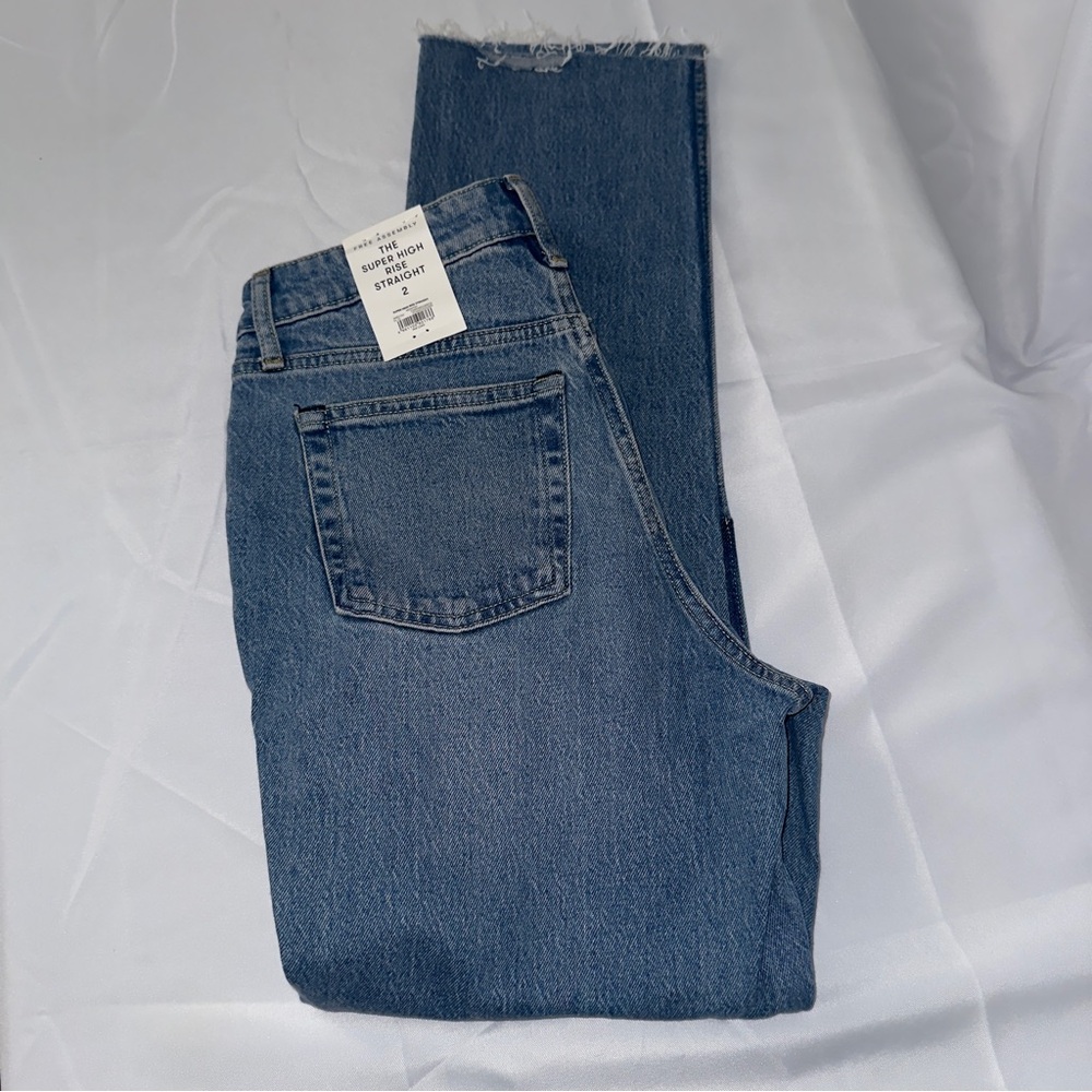 Blue High Rise Jeans for Effortless Style - Picture 2 of 8
